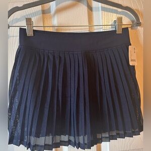 FP Movement by Free People Dark Blue Mesh Tennis Skirt